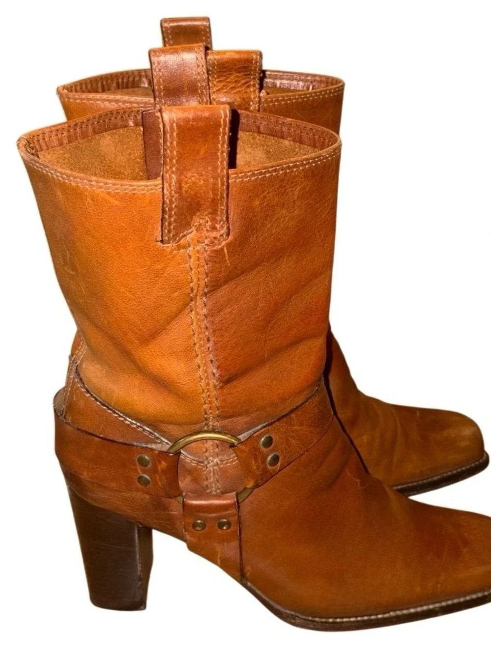 Vintage Women's Micheal Kors Brown Leather Mid-Calf Boots